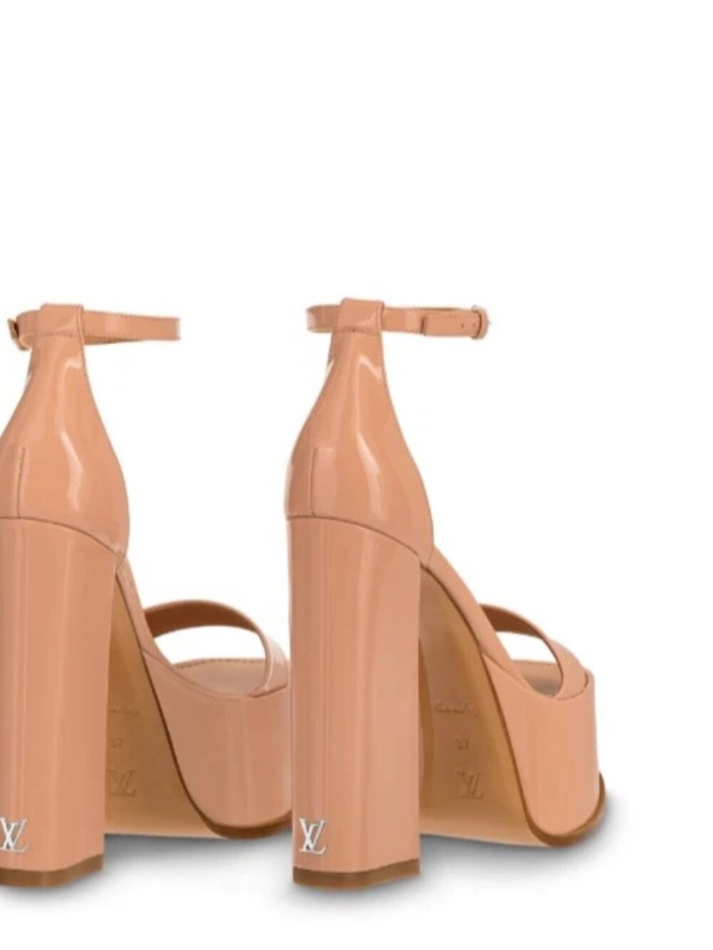 Louis Vuitton Fame Platform Sandal (Nude)